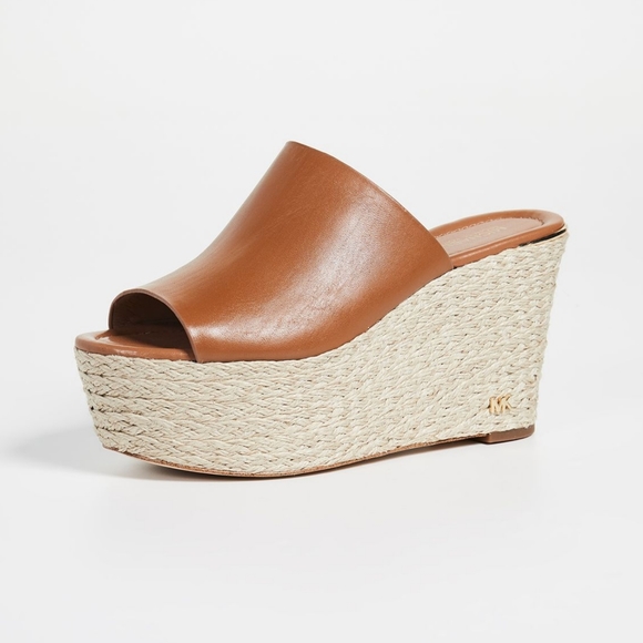 MICHAEL KORS Acorn Cunningham Espadrille Wedge Slide Sandal - Picture 8 of 15